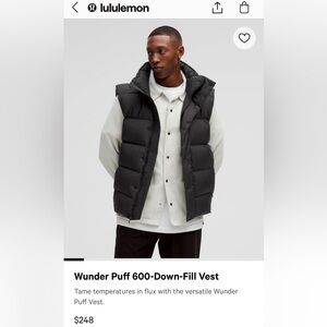 Lululemon wonder puff vest
